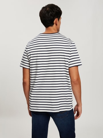 Cross Jeans Shirt wit/zwart