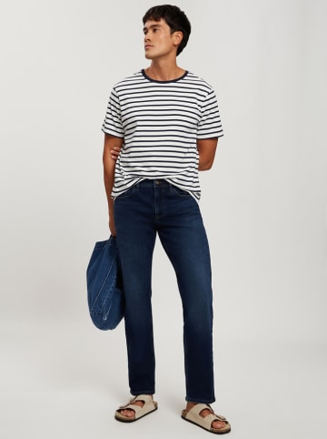 Cross Jeans Shirt wit/zwart