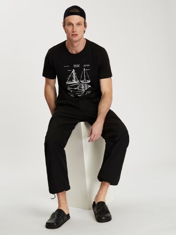 Cross Jeans Shirt in Schwarz