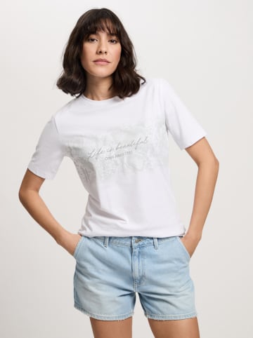 Cross Jeans Koszulka w kolorze białym