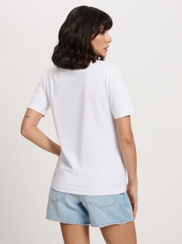 Cross Jeans Koszulka w kolorze białym