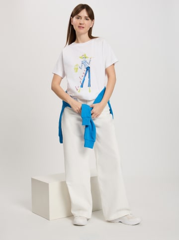 Cross Jeans Koszulka w kolorze białym