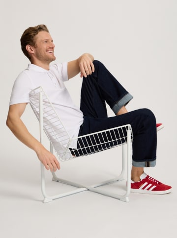 Cross Jeans Koszulka polo w kolorze białym