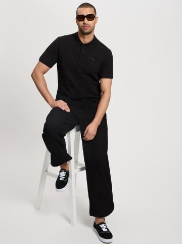 Cross Jeans Koszulka polo w kolorze czarnym