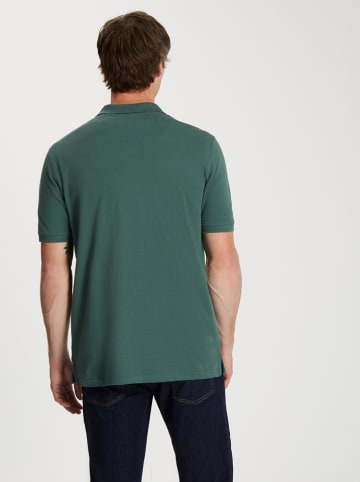 Cross Jeans Koszulka polo w kolorze zielonym