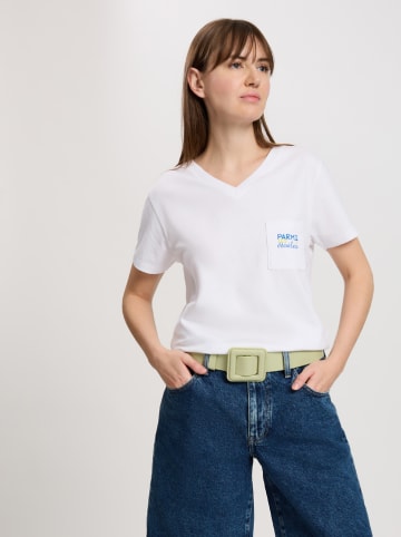 Cross Jeans Koszulka w kolorze białym