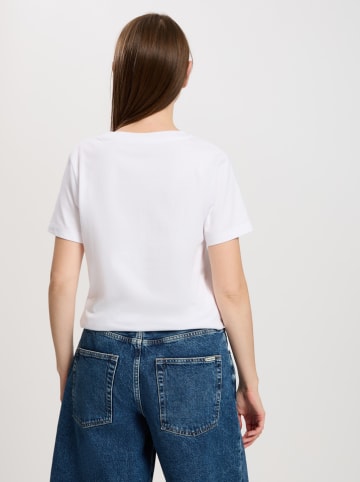 Cross Jeans Koszulka w kolorze białym