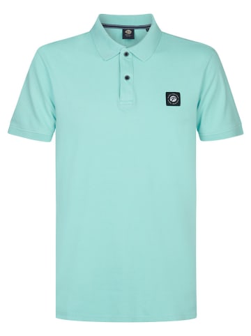 Petrol Poloshirt in Türkis