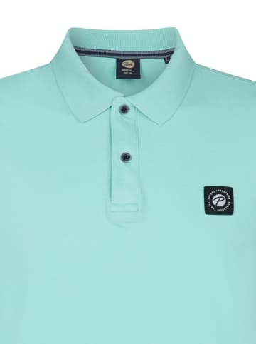 Petrol Poloshirt in Türkis