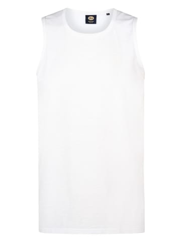 Petrol Top in Weiß