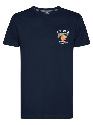 Petrol Shirt donkerblauw
