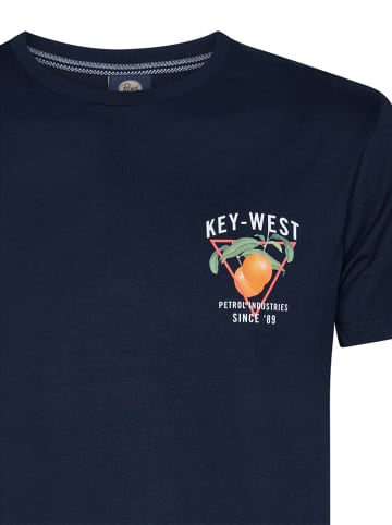 Petrol Shirt donkerblauw
