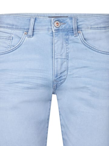 Petrol Jeans-Bermudas in Hellblau