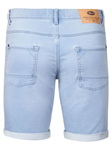 Petrol Jeans-Bermudas in Hellblau