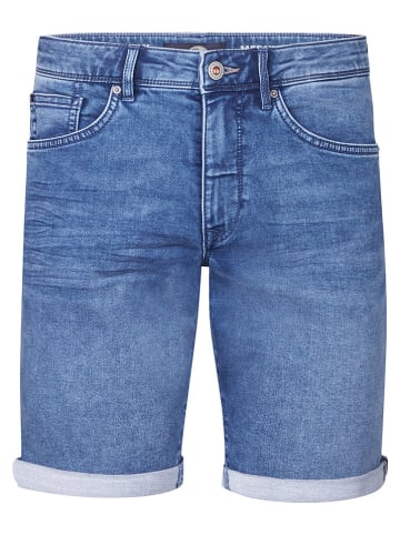 Petrol Jeans-Bermudas in Blau