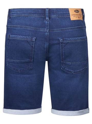 Petrol Spijkerbermuda donkerblauw