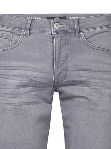 Petrol Jeans-Bermudas in Grau