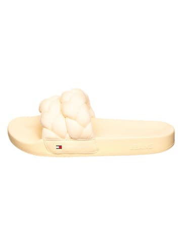 Tommy Hilfiger Shoes Klapki w kolorze żółtym