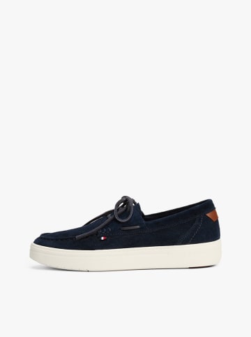 Tommy Hilfiger Shoes Leder-Mokassins in Dunkelblau