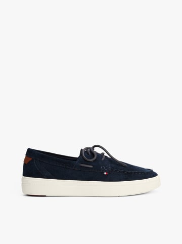 Tommy Hilfiger Shoes Leder-Mokassins in Dunkelblau