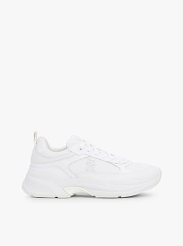 Tommy Hilfiger Shoes Leder-Sneakers in Weiß