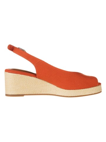 Tommy Hilfiger Sleehaksandalen rood