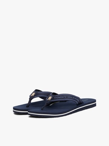 Tommy Hilfiger Shoes Zehentrenner in Dunkelblau