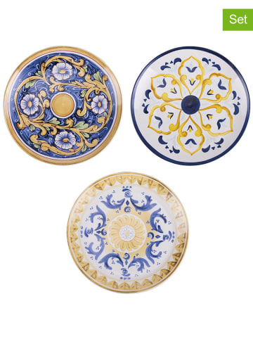 Villa d´Este 6-delige set: fruitborden "Sicilia" meerkleurig - Ø 19,3 cm