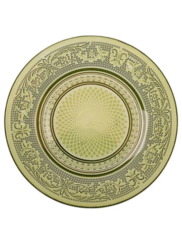 Villa d´Este Talerze (6 szt.) "Imperial" w kolorze zielonym do chleba - Ø 15 cm