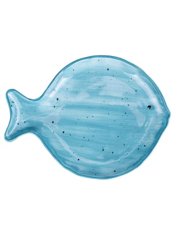 Villa d´Este Serveerbord "Confusion" turquoise - (L)21,2 cm
