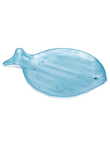 Villa d´Este Serveerbord "Confusion" turquoise - (L)21,2 cm