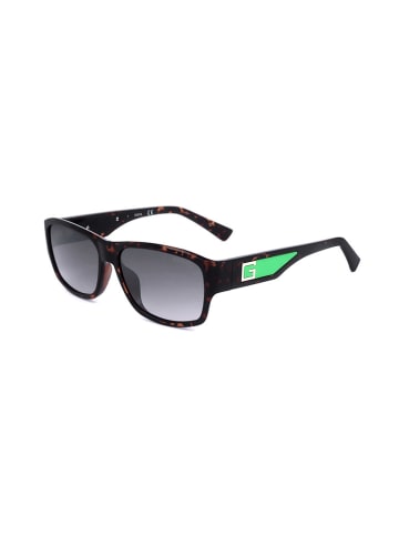 Guess Kinder-Sonnenbrille in Braun/ Grün