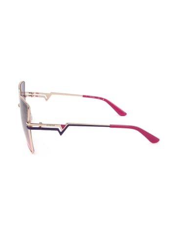 Guess Damskie okulary przeciwsłoneczne w kolorze złoto-różowym