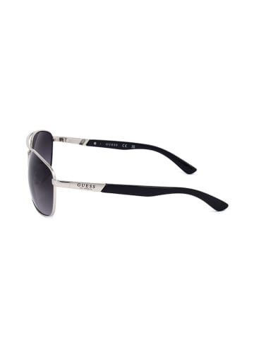 Guess Herren-Sonnenbrille in Silber/ Schwarz