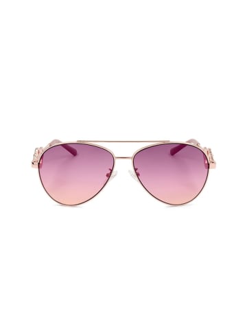 Guess Damen-Sonnenbrille in Gold/ Pink
