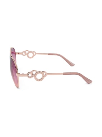 Guess Damen-Sonnenbrille in Gold/ Pink