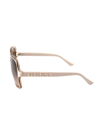 Guess Damskie okulary przeciwsłoneczne w kolorze beżowo-żółtym