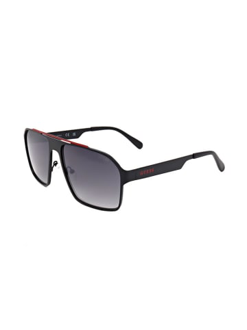 Guess Herren-Sonnenbrille in Schwarz/ Rot