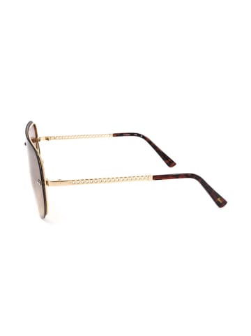 Guess Damskie okulary przeciwsłoneczne w kolorze złoto-żółtym