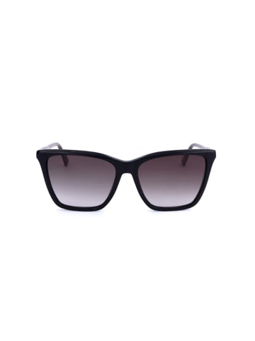 Longchamp Damskie okulary przeciwsłoneczne w kolorze jasnobrązowo-czarnym