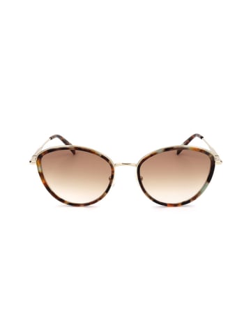 Longchamp Damen-Sonnenbrille in Braun/ Hellblau