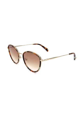 Longchamp Damen-Sonnenbrille in Braun/ Hellblau