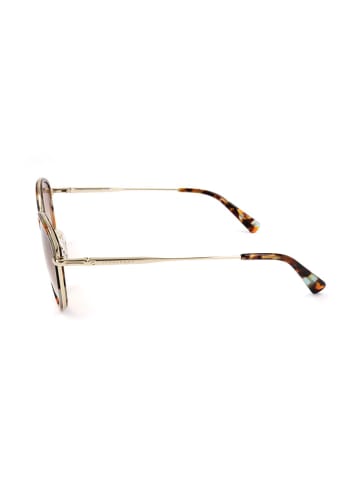 Longchamp Damen-Sonnenbrille in Braun/ Hellblau