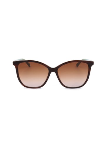 Longchamp Damen-Sonnenbrille in Hellblau/ Braun