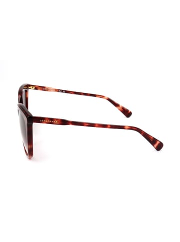 Longchamp Damskie okulary przeciwsłoneczne w kolorze jasnobrązowym
