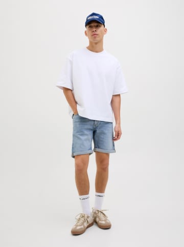 Jack & Jones Szorty dżinsowe w kolorze błękitnym