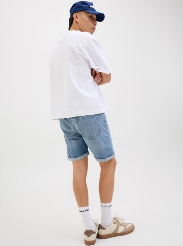 Jack & Jones Szorty dżinsowe w kolorze błękitnym