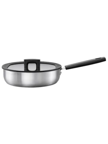 Fiskars 2-częściowy zestaw "Hard Face" w kolorze srebrno-czarnym - Ø 26 cm