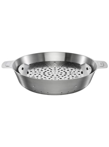 Fiskars Wkład w kolorze srebrnym do gotowania na parze - Ø 19,6 cm