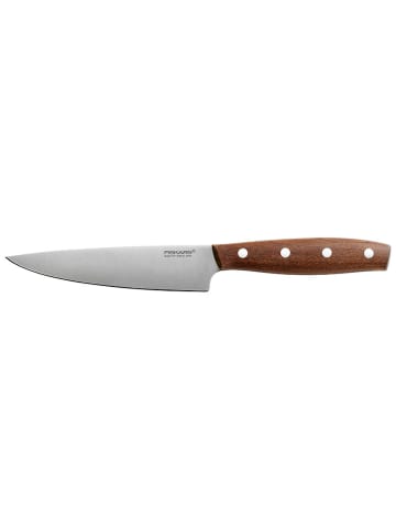 Fiskars Schälmesser ''Norr'' in Braun - (L)12 cm